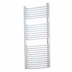 【White Full Arc Towel Radiator】