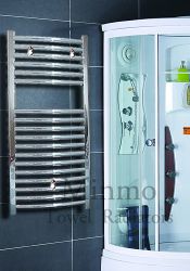 【Chrome Curved Towel Radiator】