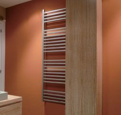 【Chrome Square Tube Towel Radiator】